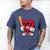 Heart Playing Baseball Valentines Day Men's Comfort Colors T-Shirt Blue Jean