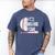 Humor Baseball Fan I Yell Because I Care Baseball Dad Men's Comfort Colors T-Shirt Blue Jean