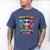 It's My 6733 Days Of School Baseball Ice Cream Dripping Men's Comfort Colors T-Shirt Blue Jean