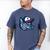 Jarrell Storm Chasers Baseball Big Logo Men's Comfort Colors T-Shirt Blue Jean