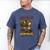 Johnson City Woodboogers Retro Baseball Club Men's Comfort Colors T-Shirt Blue Jean