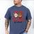 I Just Hit 100 Days Of School Baseball 100th Day Teacher Kid Men's Comfort Colors T-Shirt Blue Jean