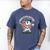 Knock It Outa The Park Baseball Goat Home Run Men's Comfort Colors T-Shirt Blue Jean