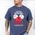 Little Slugger Boy Coming Soon Baby Announcement Baseball Men's Comfort Colors T-Shirt Blue Jean