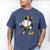 Mardi Gras Ice Cream Drip Baseball Carnival Party Mask Boys Men's Comfort Colors T-Shirt Blue Jean