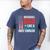 Patriotic Baseball Dad Father's Day American Flag Premium Men's Comfort Colors T-Shirt Blue Jean