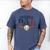 Patriotic Baseball Dad USA Flag American 4th Of July Men's Comfort Colors T-Shirt Blue Jean Patriotic Baseball Dad USA Flag American 4th Of July Men's Comfort Colors T-Shirt Blue Jean