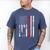 Proud Baseball Dad American Flag Sports Father Day Men's Comfort Colors T-Shirt Blue Jean Proud Baseball Dad American Flag Sports Father Day Men's Comfort Colors T-Shirt Blue Jean