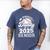 Proud Daddy Of A 2025 Senior Baseball Dad Papa Grad 2025 Men's Comfort Colors T-Shirt Blue Jean