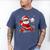 Santa Baseball Christmas Pajamas Xmas Men Boy Toddlers Men's Comfort Colors T-Shirt Blue Jean Santa Baseball Christmas Pajamas Xmas Men Boy Toddlers Men's Comfort Colors T-Shirt Blue Jean
