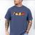 Santa Sports Boys Xmas Baseball Football Softball Basketball Men's Comfort Colors T-Shirt Blue Jean