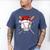 Santa Sports Christmas Baseball Player Men's Comfort Colors T-Shirt Blue Jean Santa Sports Christmas Baseball Player Men's Comfort Colors T-Shirt Blue Jean