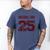 SENIOR BASEBALL DAD 2025 MAROON BASEBALL DAD SENIOR 25 4 Men's Comfort Colors T-Shirt Blue Jean