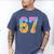 Six Seven Baseball Drip Men's Comfort Colors T-Shirt Blue Jean Six Seven Baseball Drip Men's Comfort Colors T-Shirt Blue Jean