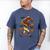 Skeleton Halloween Baseball Boys Men Kids Toddler Men's Comfort Colors T-Shirt Blue Jean