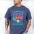 I Survived 100 Days Of School Baseball Drip Men's Comfort Colors T-Shirt Blue Jean I Survived 100 Days Of School Baseball Drip Men's Comfort Colors T-Shirt Blue Jean