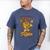 Twin Falls Taters Minor League Baseball Team Men's Comfort Colors T-Shirt Blue Jean