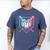 Valentines Baseball Heart Dripping Ice Cream Gen Z Alpha Men's Comfort Colors T-Shirt Blue Jean