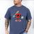 Valentines Day Heart Baseball Player Sports Boys Kids Men Men's Comfort Colors T-Shirt Blue Jean