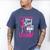 Women's Play Like A Girl Softball Baseball Girls Men's Comfort Colors T-Shirt Blue Jean