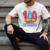 100 Days Of School Baseball Drip 100th Day Of School Men's Comfort Colors T-Shirt Ivory