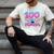 100 Days Of School Baseball Dripping Ice Cream 100th Day Men's Comfort Colors T-Shirt Ivory