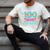 100 Days Of School Drip Ice Cream Baseball For Teacher Kids Premium Tri-Blend Men's Comfort Colors T-Shirt Ivory