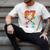 6 7 Ice Cream Drip Baseball Number 67 Player Boy Girl Kids Men's Comfort Colors T-Shirt Ivory
