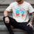 I Was 6 Now I'm 7 67 Birthday Baseball Drip 7 Year Old Men's Comfort Colors T-Shirt Ivory