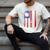 Baseball Dad USA American Flag Father's Day 4th Of July Premium Men's Comfort Colors T-Shirt Ivory Baseball Dad USA American Flag Father's Day 4th Of July Premium Men's Comfort Colors T-Shirt Ivory