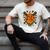 Baseball Drip Ice Cream Dripping Blaze Hunter Orange Camo Men's Comfort Colors T-Shirt Ivory Baseball Drip Ice Cream Dripping Blaze Hunter Orange Camo Men's Comfort Colors T-Shirt Ivory