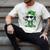 Baseball Drip Ice Cream Shamrock Kids Boy St Patrick’s Day Men's Comfort Colors T-Shirt Ivory