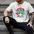 Baseball Drip Jersey Number 77 For Players & 77th Birthday Men's Comfort Colors T-Shirt Ivory