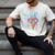 Baseball Ice Cream Heart Sunglasses Youth Boys Valentine Men's Comfort Colors T-Shirt Ivory