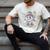 Baseball Mascot Attitude Graffiti Splash Bat Cap Men's Comfort Colors T-Shirt Ivory