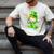 Baseball Player Ice Cream Drip Shamrocks St Patrick's Day Men's Comfort Colors T-Shirt Ivory Baseball Player Ice Cream Drip Shamrocks St Patrick's Day Men's Comfort Colors T-Shirt Ivory