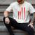 Baseball USA Flag Baseball Lover Baseball Dad Men's Comfort Colors T-Shirt Ivory