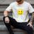 Boobies Make Me Smile Mardi Gras Raglan Baseball Tee Men's Comfort Colors T-Shirt Ivory
