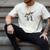 Boys Kids 67 Six Seven Sunglasses Dabbing Baseball Lover Men's Comfort Colors T-Shirt Ivory
