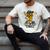 Boys Pizza Theme Baseball Home Hitter Men's Comfort Colors T-Shirt Ivory