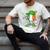 Boys St Patricks Day Kids Baseball Player Ice Cream Drip Men's Comfort Colors T-Shirt Ivory Boys St Patricks Day Kids Baseball Player Ice Cream Drip Men's Comfort Colors T-Shirt Ivory