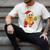 Christmas Gingerbread Man Baseball Player Catcher Men's Comfort Colors T-Shirt Ivory