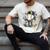 Mardi Gras Ice Cream Drip Baseball Carnival Party Mask Boys Men's Comfort Colors T-Shirt Ivory