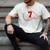 Number 7 Years Baseball 7TH Birthday Men's Comfort Colors T-Shirt Ivory