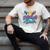 Retro Baseball Dad Dripping Ice Cream Father's Day Men's Comfort Colors T-Shirt Ivory
