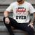 Retro Best Baseball Dad Ever Daddy Happy Fathers Day Men Men's Comfort Colors T-Shirt Ivory Retro Best Baseball Dad Ever Daddy Happy Fathers Day Men Men's Comfort Colors T-Shirt Ivory