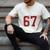 Six Seven Meme Boys Girls Kids 67 Baseball Jersey Men's Comfort Colors T-Shirt Ivory