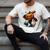 Spooky Halloween Scary Pumpkin Baseball Player Witchy Vibes Men's Comfort Colors T-Shirt Ivory