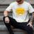 Strike Out Childhood Cancer Boys Baseball Drip Gold Ribbon Men's Comfort Colors T-Shirt Ivory