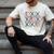 Tic Tac Toe Love Hearts Romantic Valentine Raglan Baseball Tee Men's Comfort Colors T-Shirt Ivory